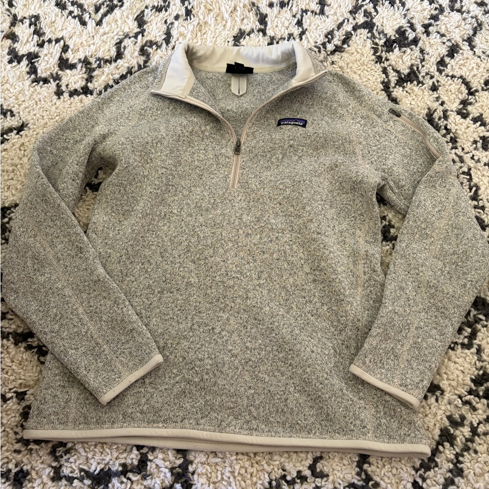 Patagonia Gray Quarter-Zip Sweatshirt